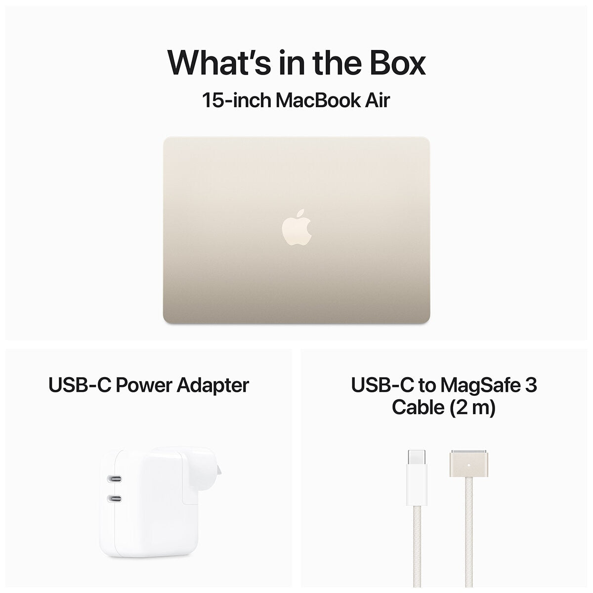 MacBook Air 15 Inch With M3 Chip 256GB Starlight