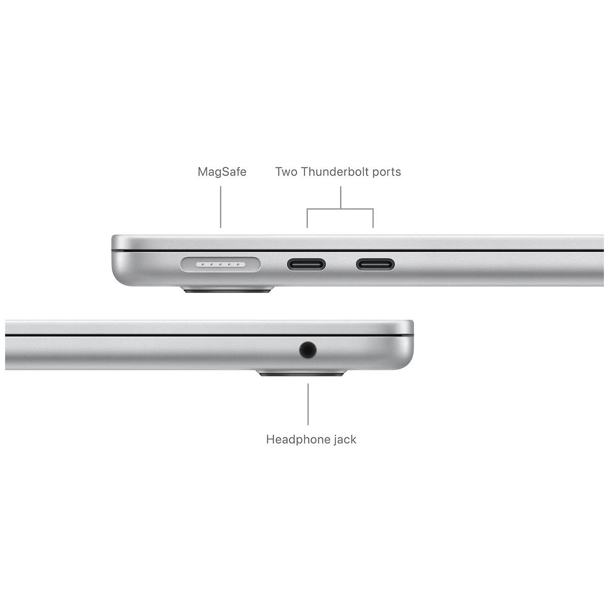 MacBook Air 13 Inch With M3 Chip 8 Core GPU 16GB 256GB SSD Silver