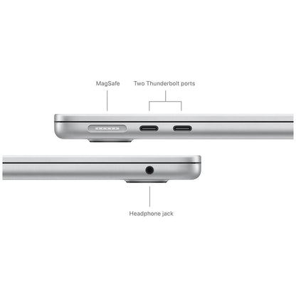 MacBook Air 13 Inch With M3 Chip 8 Core GPU 16GB 256GB SSD Silver
