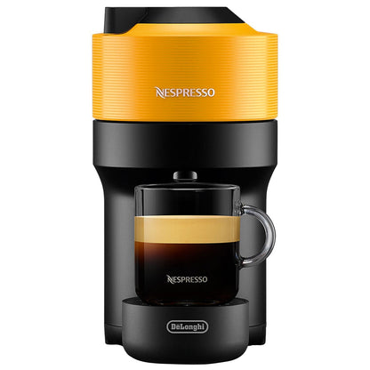 Nespresso De'Longhi Vertuo POP Coffee Machine Bundle Yellow ENV90