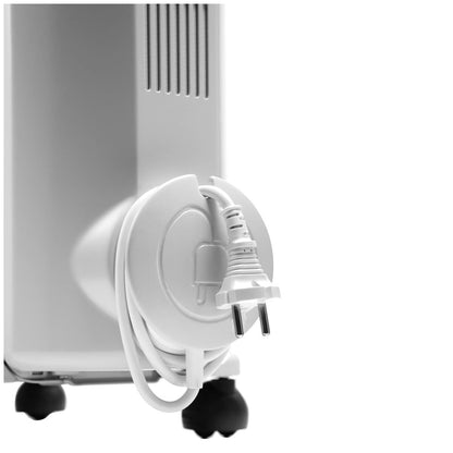 De'Longhi Radia S Oil Column Heater 2400W TRRS1224T - Efficient Warmth, 24H Timer, 7-Year Warranty