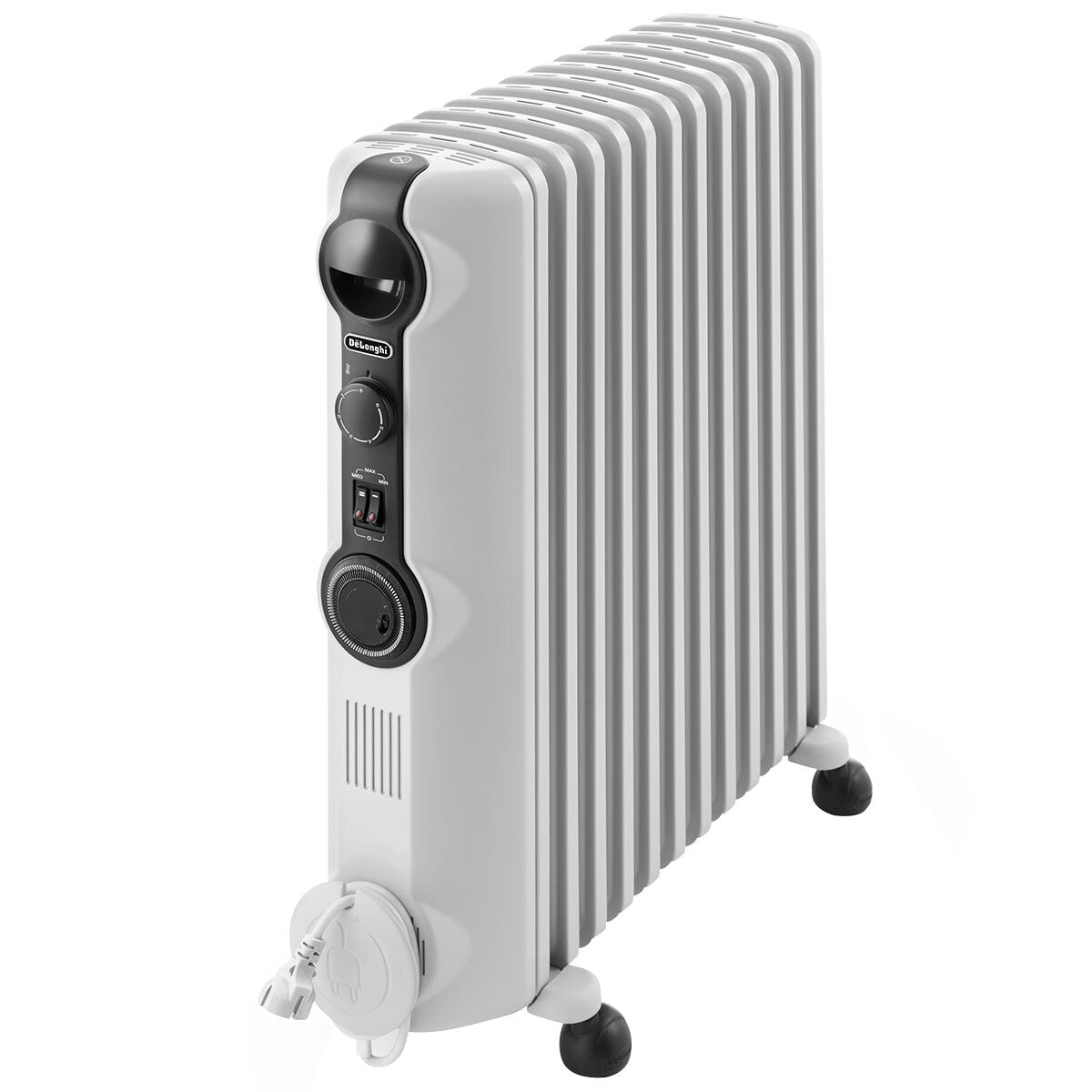 De'Longhi Radia S Oil Column Heater 2400W TRRS1224T - Efficient Warmth, 24H Timer, 7-Year Warranty