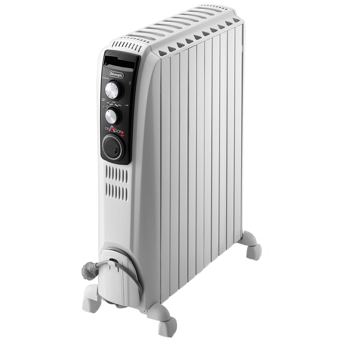 De'Longhi 2400W Dragon 4 Oil Column Heater TRD42400MT - Anti-frost Technology