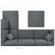 Thomasville Fabric Sectional With Storage Ottoman 3 Piece – view 3