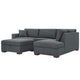 Thomasville Fabric Sectional With Storage Ottoman 3 Piece – view 2