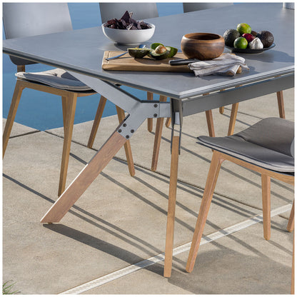 SunVilla Biblos 7-Piece Outdoor Dining Set – Weather-Resistant Wicker & Glass Topped Table with Chairs