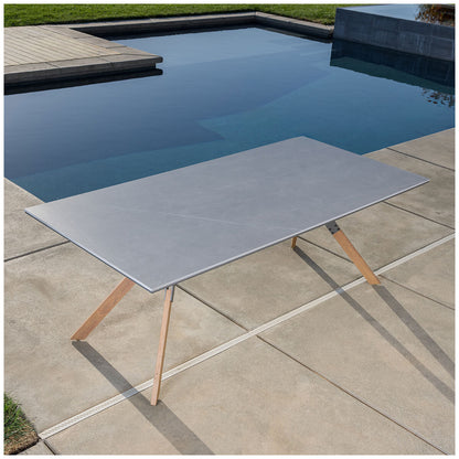 SunVilla Biblos 7-Piece Outdoor Dining Set – Weather-Resistant Wicker & Glass Topped Table with Chairs