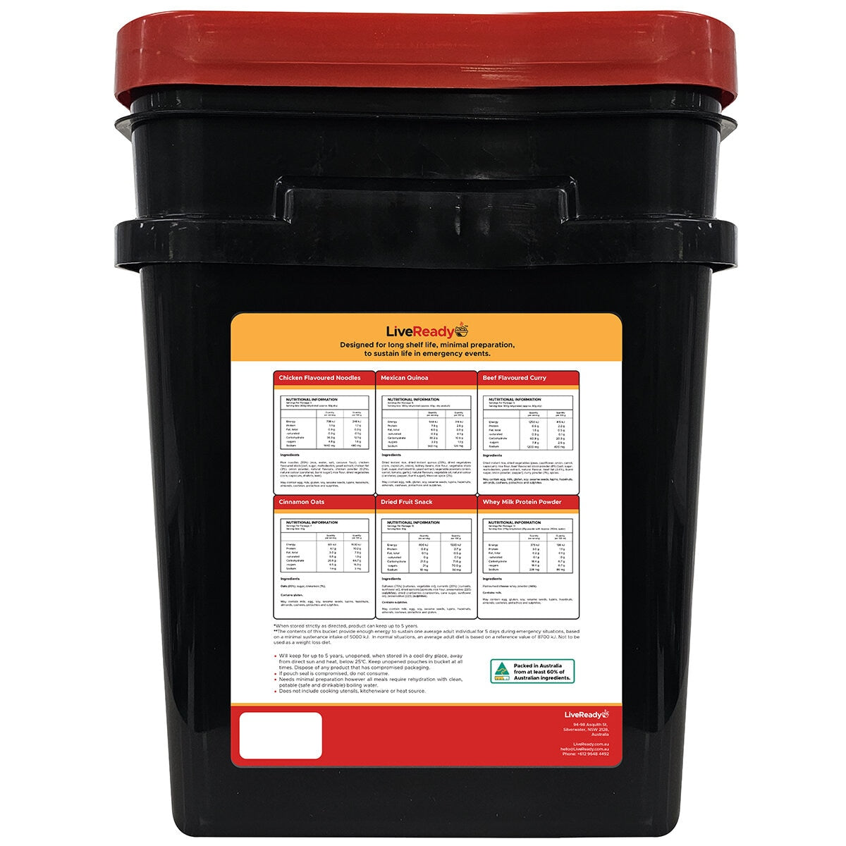 Live Ready Emergency Food Supply 50 Serve