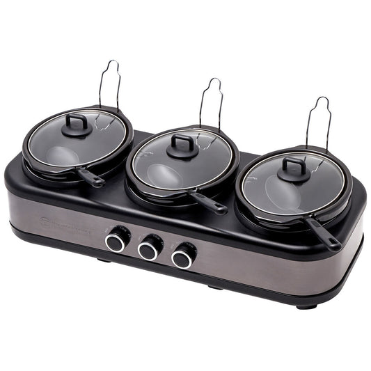 Westinghouse Slow Cooker Ceramic Pots 3 x 2.5L WHSC07KS – view 2 - Auzzistore