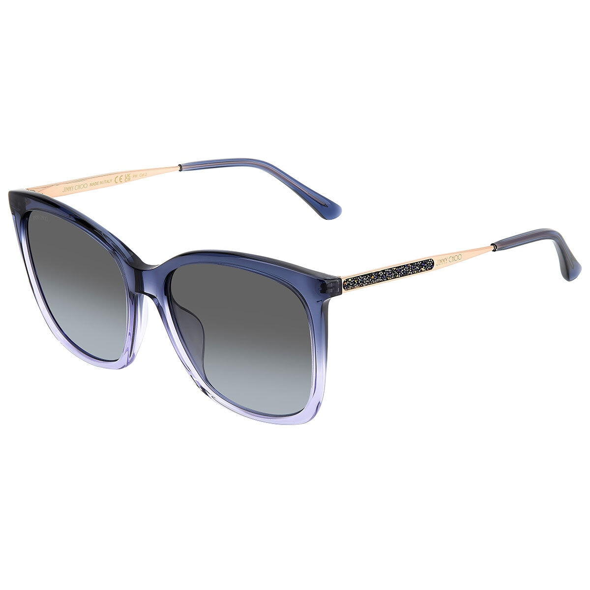 Jimmy Choo Nerea/G/S Women's Sunglasses Blue Lilac