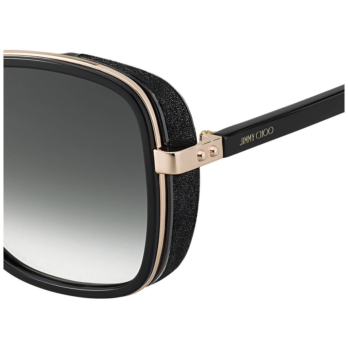 Jimmy Choo Elva/S Women's Sunglasses Black Gold