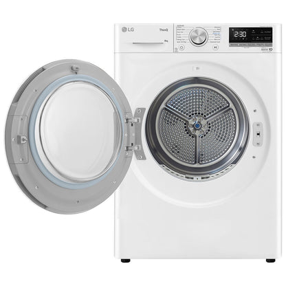 LG 8kg Heat Pump Dryer DVH5-08W White - Finish: White, Energy-Efficient Drying