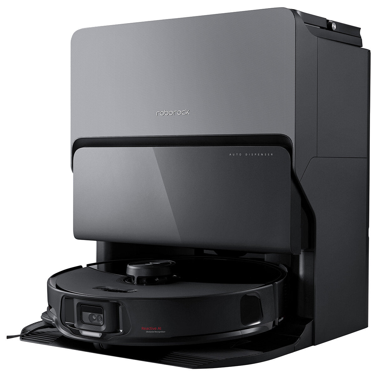 Roborock S8 MaxV Ultra RR-S8MVU52-03-BLK Robotic Vacuum Cleaner with Self-Emptying, Smart Navigation, and 10,000 Pa Suction