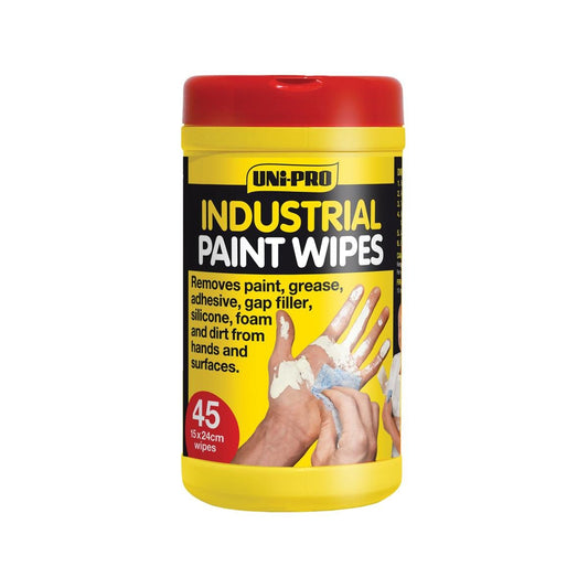 Uni Pro Industrial Hand Wipes - 45 Pack - Two Sided - Cleaning - Auzzistore