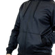 Craftright Black Zip Thru Hoodie Medium - Soft Fleece - Hi-Vis Design