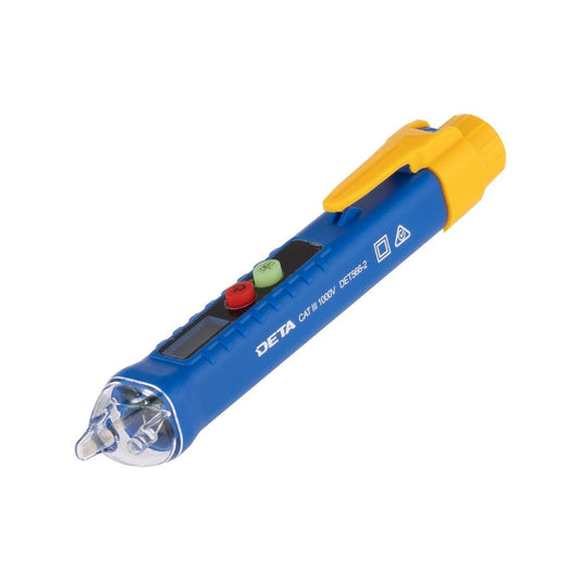 Deta AC Non Contact Voltage Tester - 12 to 1000V - Compact Design - Safety Alerts - Auzzistore