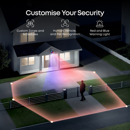 Eufy S4 NVR PoE PTZ Add-On Camera - 4K Wide-Angle & 2K PTZ - Auto-Tracking