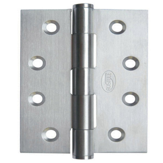 Austyle 304 Stainless Steel Fire Rated Fixed Pin Hinge 100mm x 100mm
