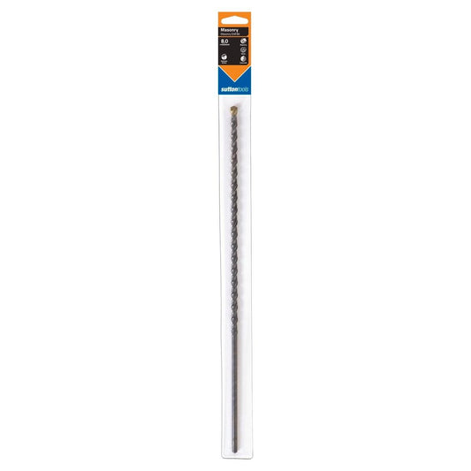 Sutton Tools Masonry Drill Bit - 8 x 400mm - Carbide Tip - Aggressive Drilling - Auzzistore