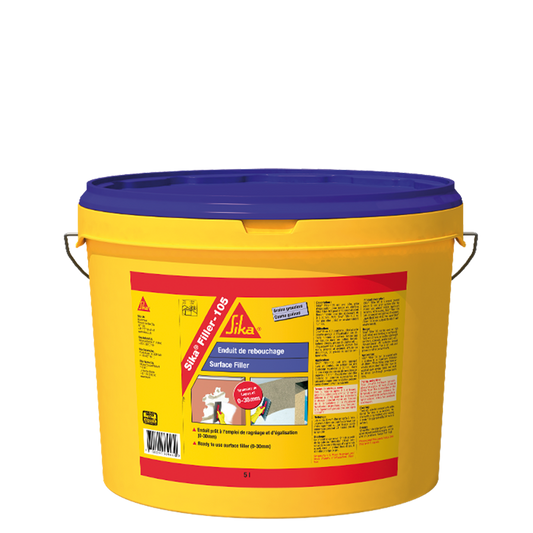 Sika 5L Filler 105 Coarse Surface Filler - Thick Layer - Quick Drying - Auzzistore