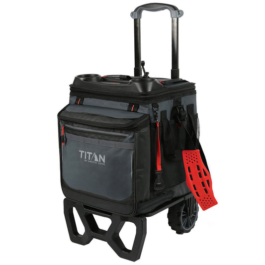Titan 60 Can Rolling Cooler with All Terrain Cart, Deep Freeze Insulation, Keeps Ice 3 Days — image 2