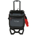 Titan 60 Can Rolling Cooler with All Terrain Cart, Deep Freeze Insulation, Keeps Ice 3 Days