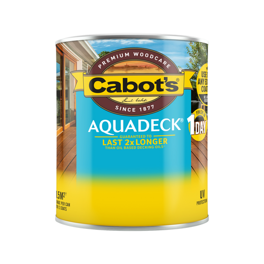 Cabot Aquadeck 250ml Sample Pot Natural - Water Based - Durable - UV Resistant - Auzzistore
