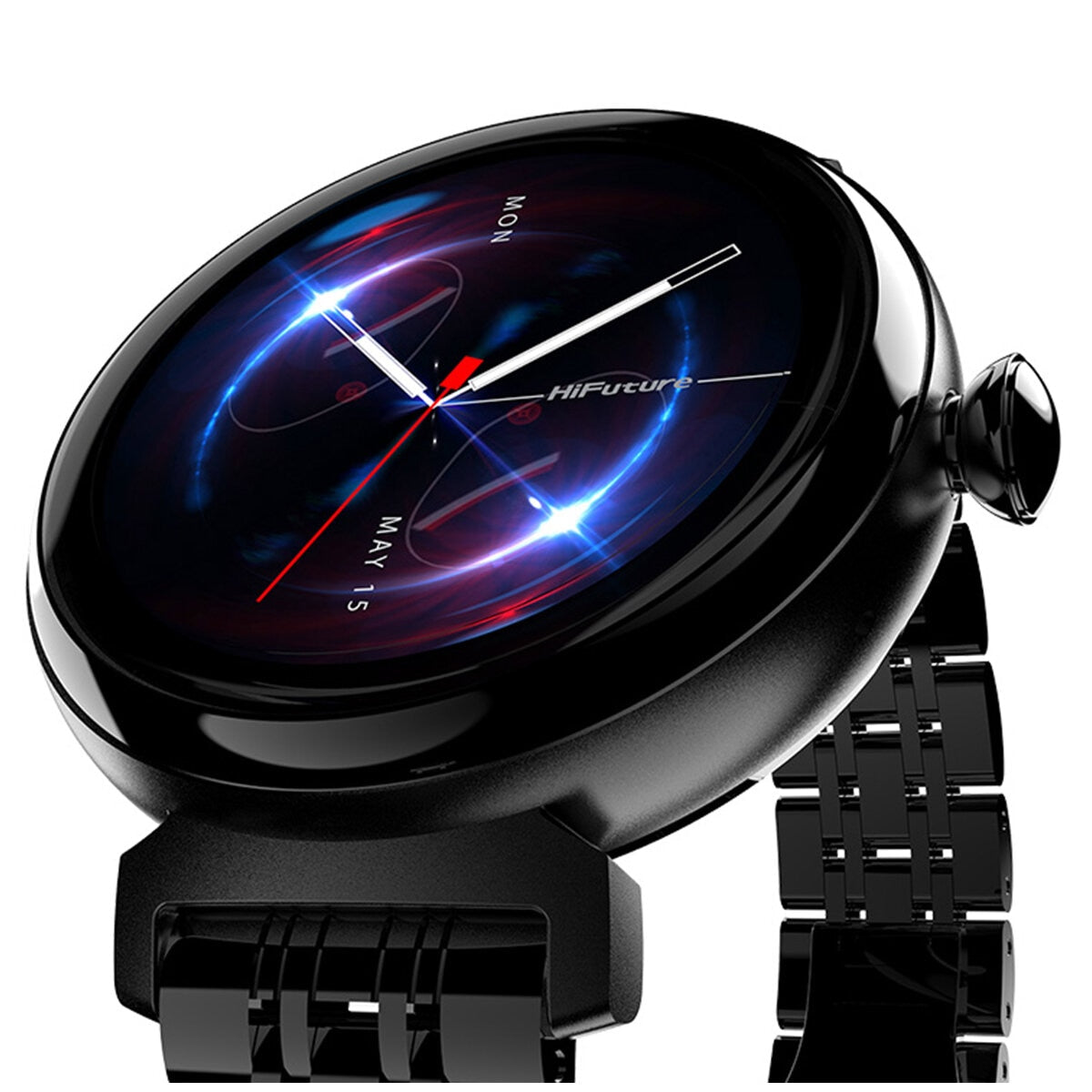 HiFuture Aura Women's Sleek Smart Watch Murk Black