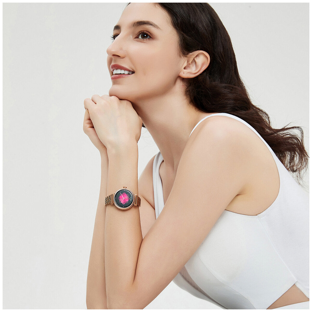 HiFuture Aura Women's Sleek Smart Watch Rose Gold AURA-GOLD