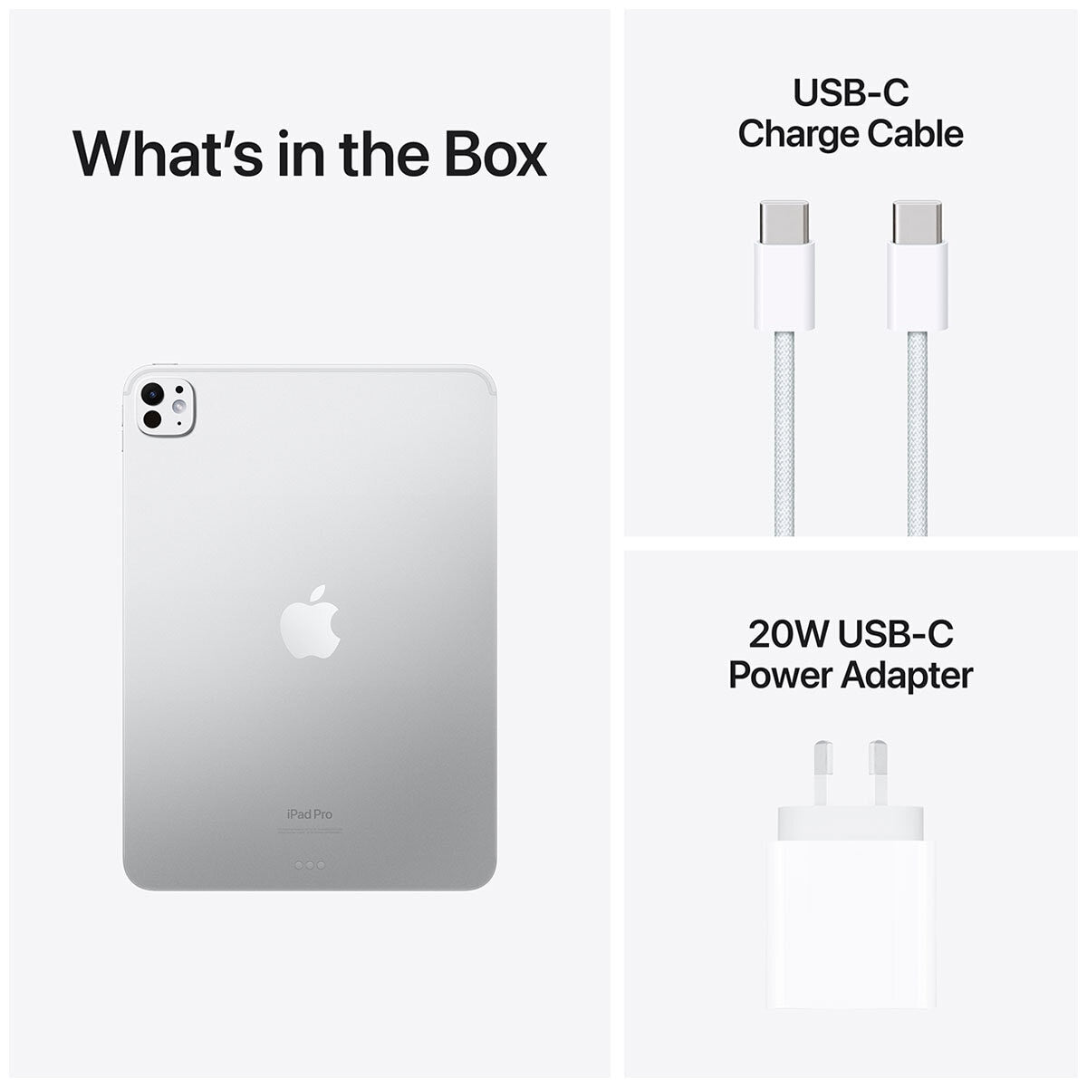 iPad Pro 11 Inch Wi-Fi 256GB Standard Glass Silver M4