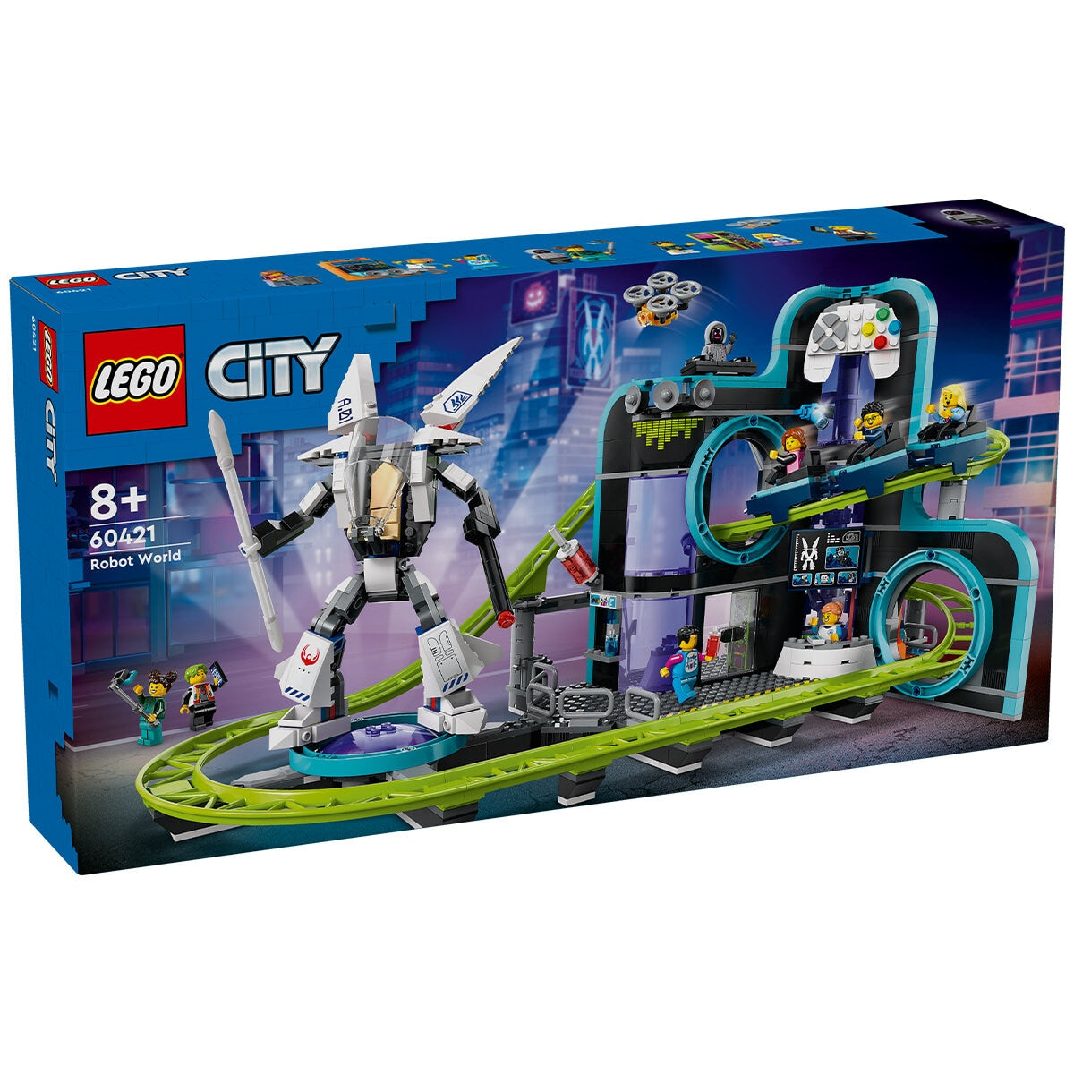 LEGO City Robot World Roller-Coaster Park 60421