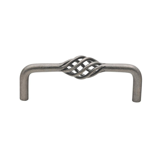 Prestige Pewter Twist Handle - 96mm Steel - Easy To Clean - Traditional Design