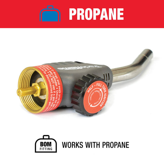 Mini Cyclone Torch - Compact Soldering Tool - 38mm x 132mm - Variable Flame Control – view 2 - Auzzistore