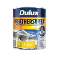 Dulux Weathershield Exterior Paint - 1L - Bold Yellow - Gloss Finish