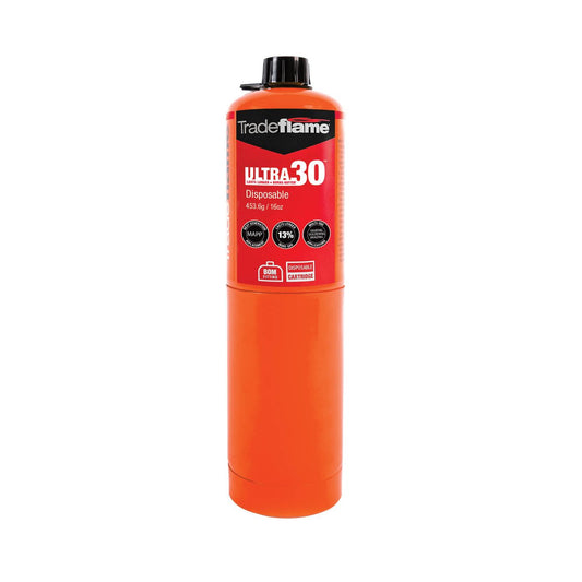Tradeflame Ultra30 Disposable Performance Gas Canister - 300g - Green - Compact and Lightweight - Auzzistore