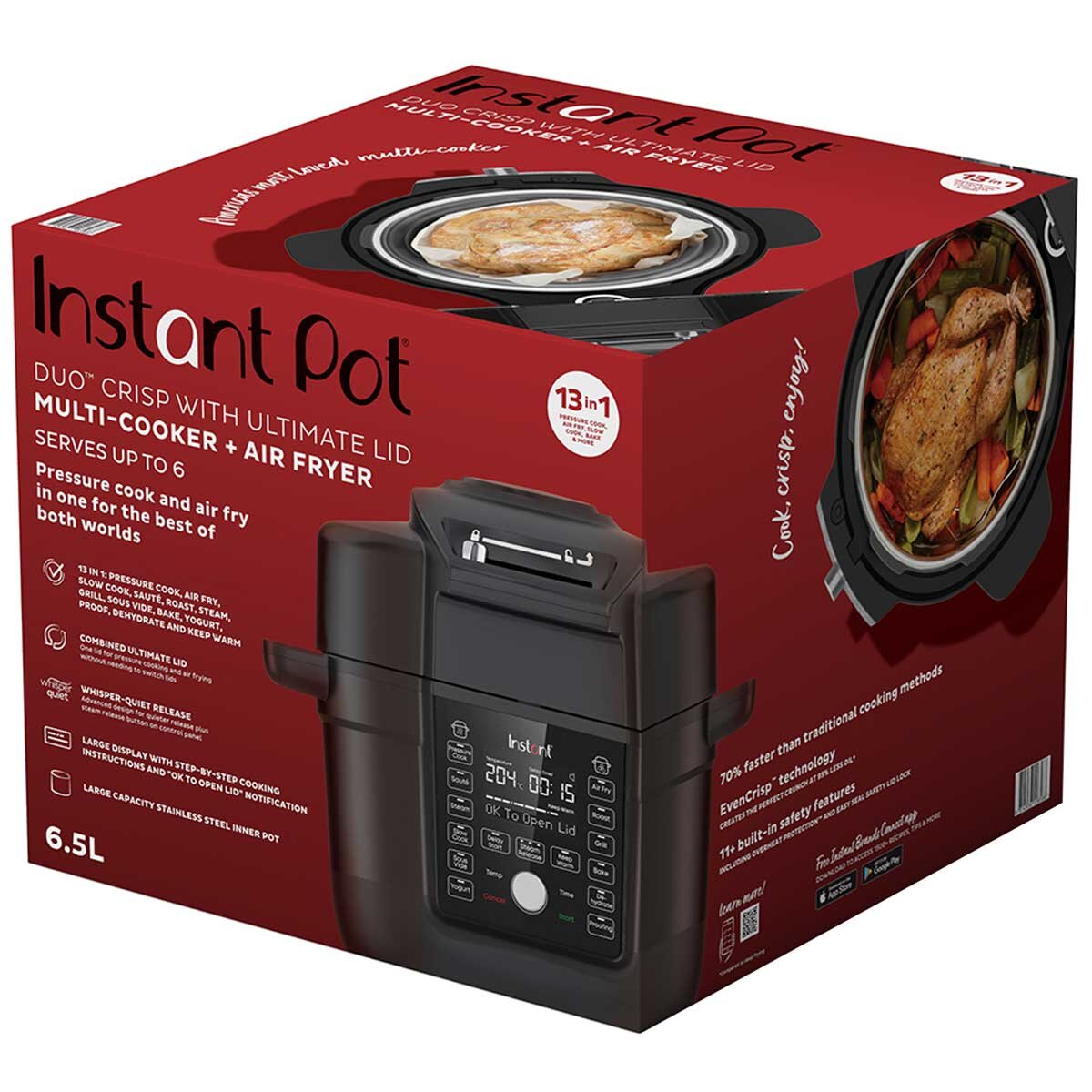 Instant Pot Duo Crisp With Ultimate Lid 6.5L 140-0060-01-AU
