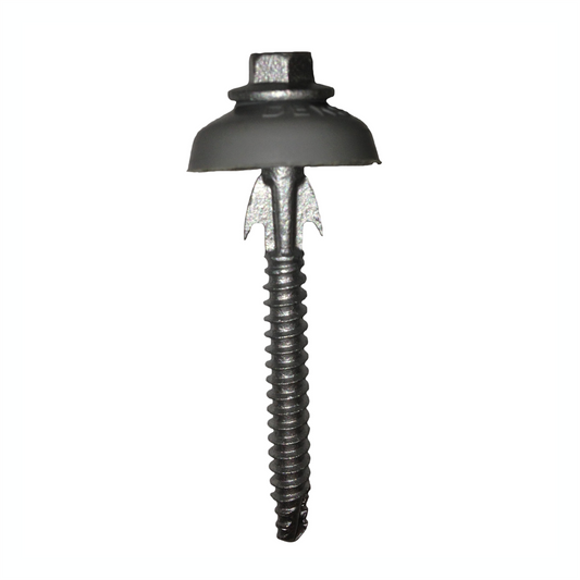Suntuf Roofing Screws - 14g x 50mm - Galvanised - Self-Drilling - 200 Pack - Auzzistore