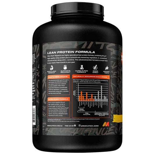 MuscleTech Nitro Tech Ripped Whey Protein Milk Chocolate 2.72kg – view 2