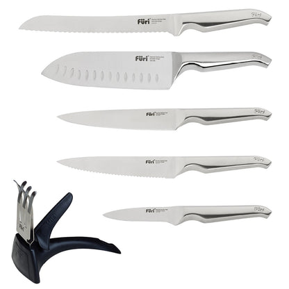 Furi Pro Wooden Knife Block Set 7 Piece