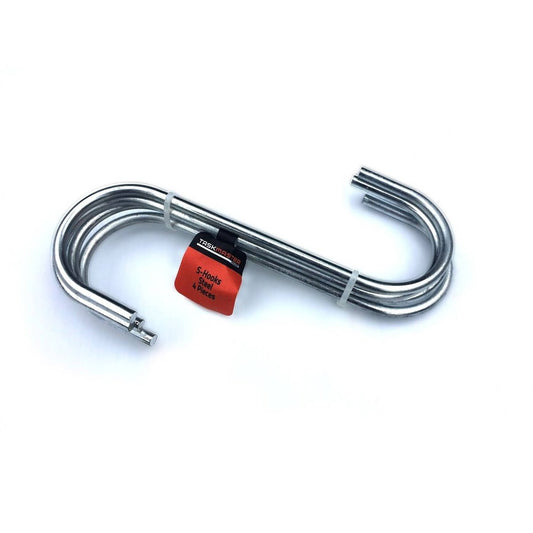 Taskmaster Steel S Hook - 180 x 100 x 6mm - 4 Pack - Garage Storage