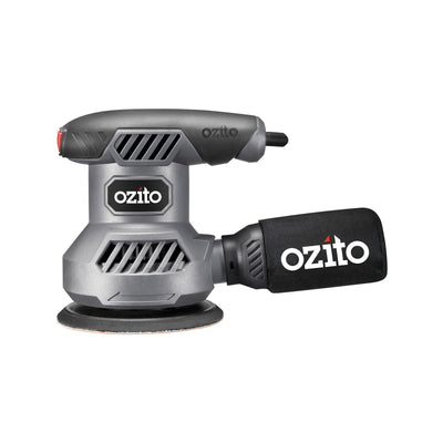 Ozito Random Orbital Sander 125mm Plastic Ergonomic Control Dust-Free