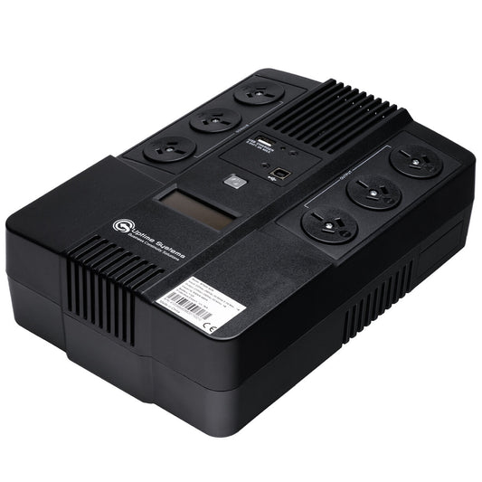 Uptime Systems BT Series 800VA Line Interactive Powerboard Style UPS With LCD BT800-AVR - Auzzistore
