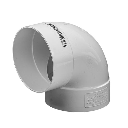 Holman 75mm PVC Stormwater Elbow 90 Deg Female-Female Connection - Auzzistore