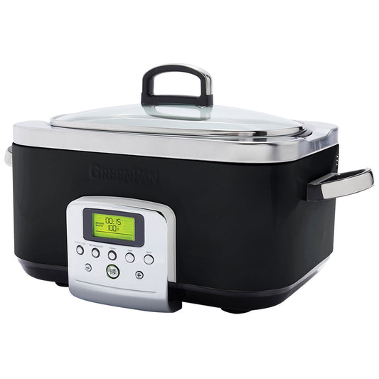 GreenPan Slow Cooker 6L CC005723-003 Black - Auzzistore