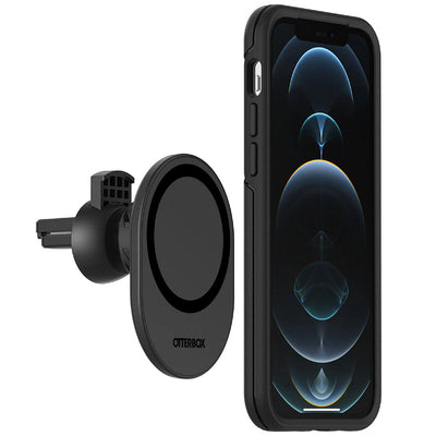 OtterBox MagSafe Car Vent Mount Adjustable Magnetic Phone Holder Black