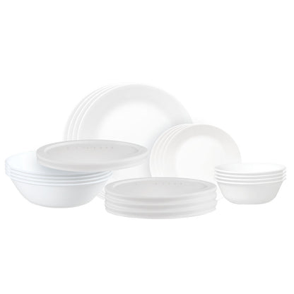 Corelle Classic White Dinnerware Set 20 Piece