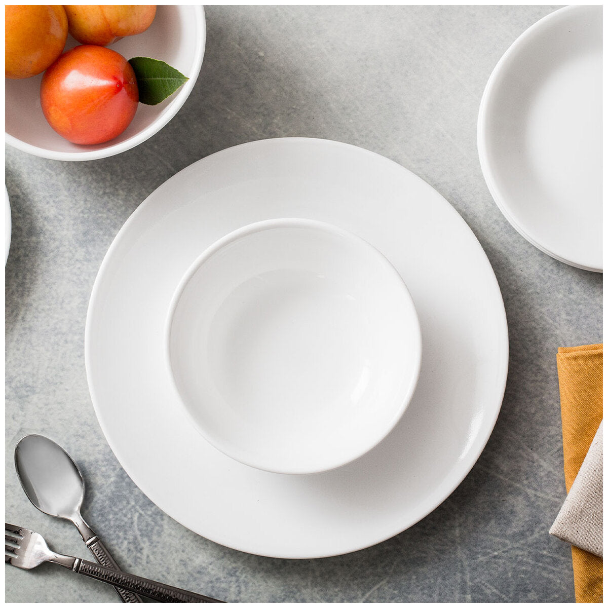 Corelle Classic White Dinnerware Set 20 Piece