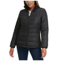 Calvin Klein Women's 3 In 1 Jacket Black - Water-Resistant, Detachable Hood, Versatile Coat
