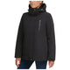 Calvin Klein Women's 3 In 1 Jacket Black Small - Water-Resistant, Detachable Hood & Versatile Styling – view 2