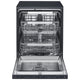 LG QuadWash Freestanding Dishwasher XD3A15MB Matte Black Auto Open Drying – view 2